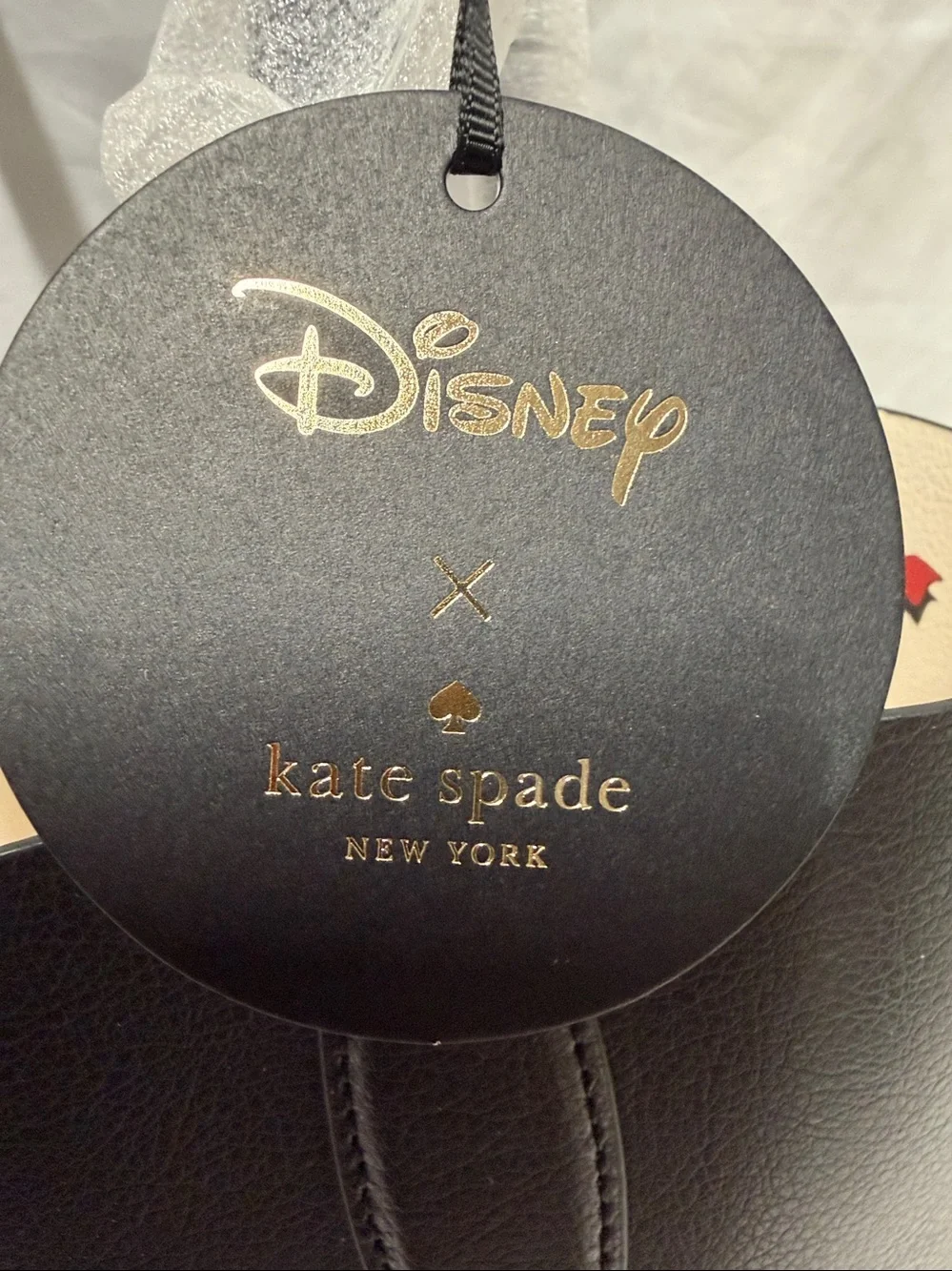 Kate Spade x Disney  beauty, and the beast Blinged tote bag